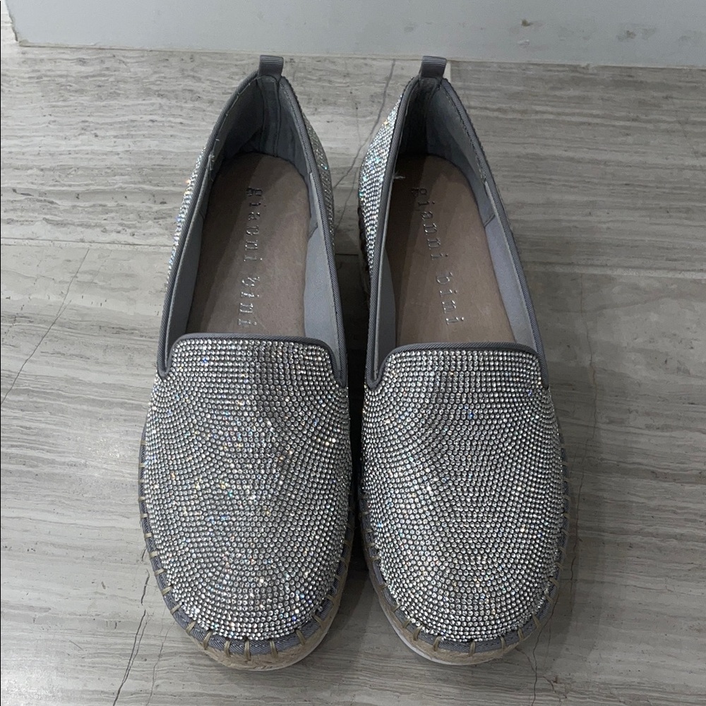 Giani Bernini Sparkling Silver Loafers
